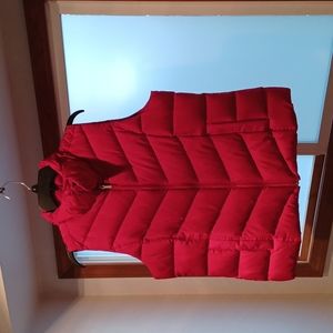 Lands' End Red puffer jacket